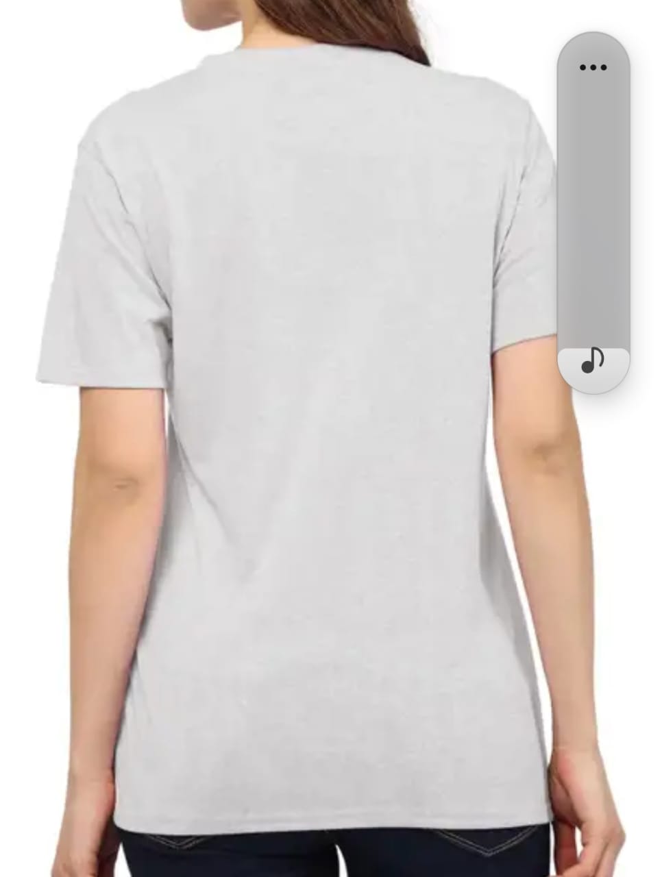 Spooky Chic: The Grey Typography Halloween T-Shirt for Women