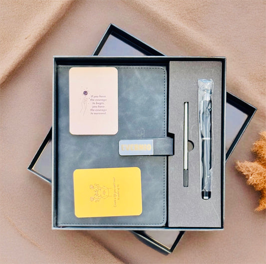 Evernio Premium Gift Set- Notebook, Pen, Refill Combo