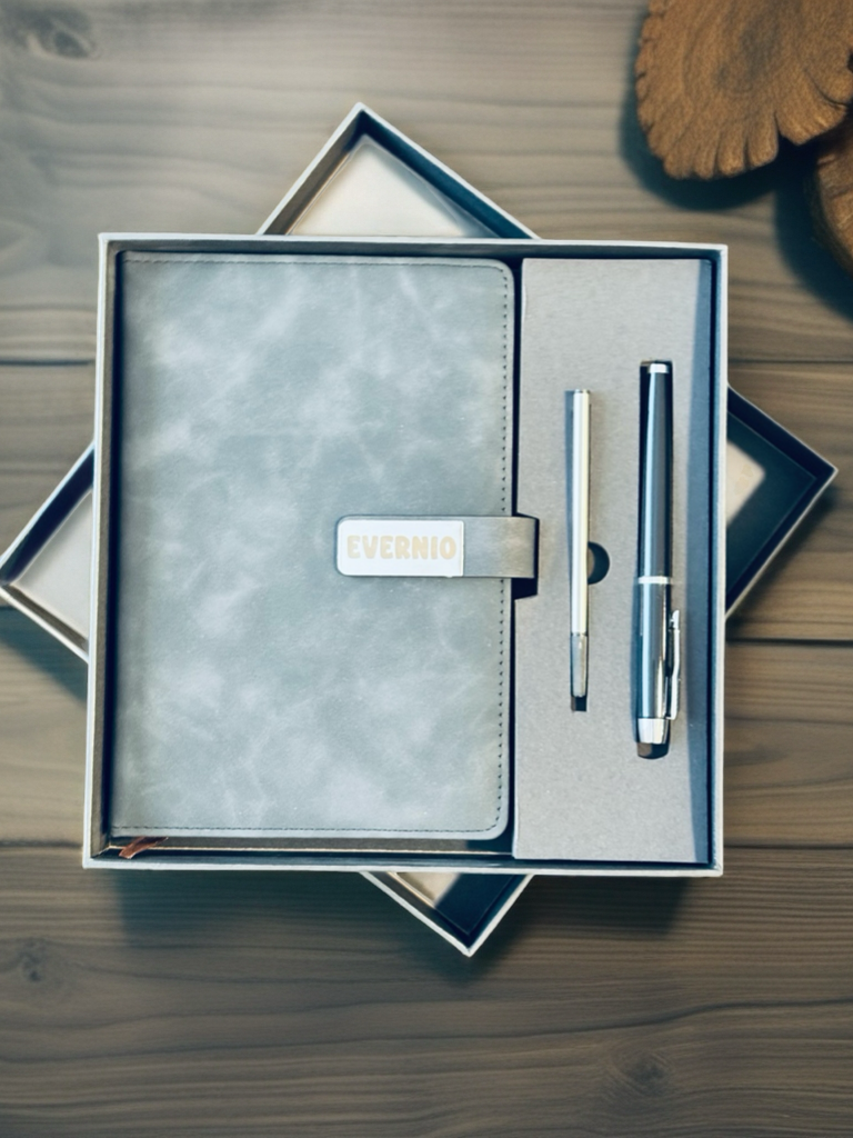 Evernio Premium Gift Set- Notebook, Pen, Refill Combo